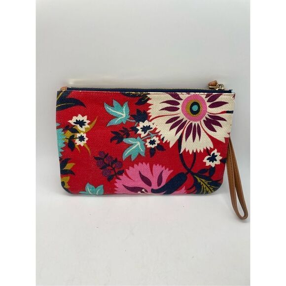 Spartina Little Bermuda Wristlet Wallet Canvas and Leather - Picture 2 of 14